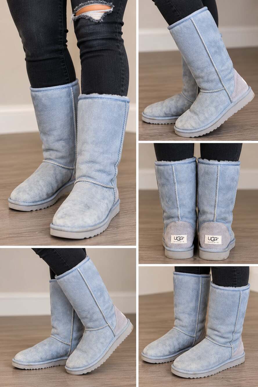UGG Classic Short Boots Blue Women’s Size 5